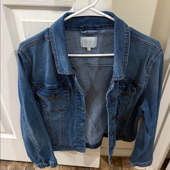 Curve Denim Jacket - Picture 2 of 3
